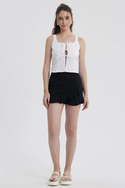 Short Mujer Print Negro