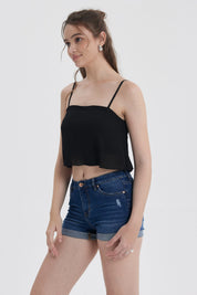 Peto Mujer Pabilo Bicapa Negro