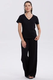 Polera Mujer Lisa Negro