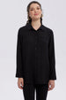 Blusa Mujer Abotonada Negro