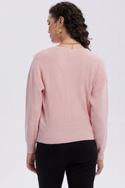 Sweater Mujer Delantero Palo Rosa