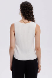 Sweater Mujer Abotonado Crudo
