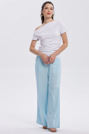 Polera Mujer Bardot Lisa Blanco