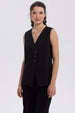 Blazer Mujer Tipo Gilette Negro
