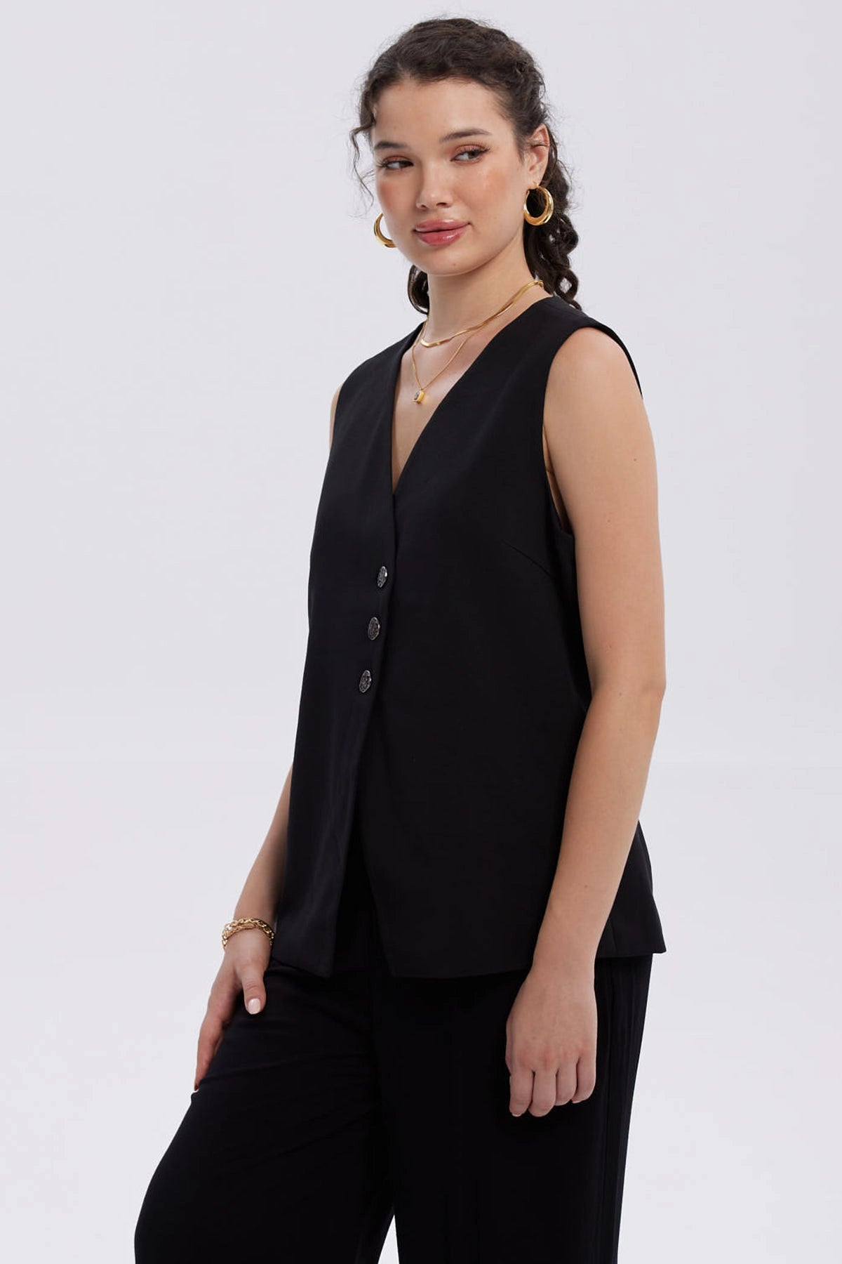 Blazer Mujer Tipo Gilette Negro