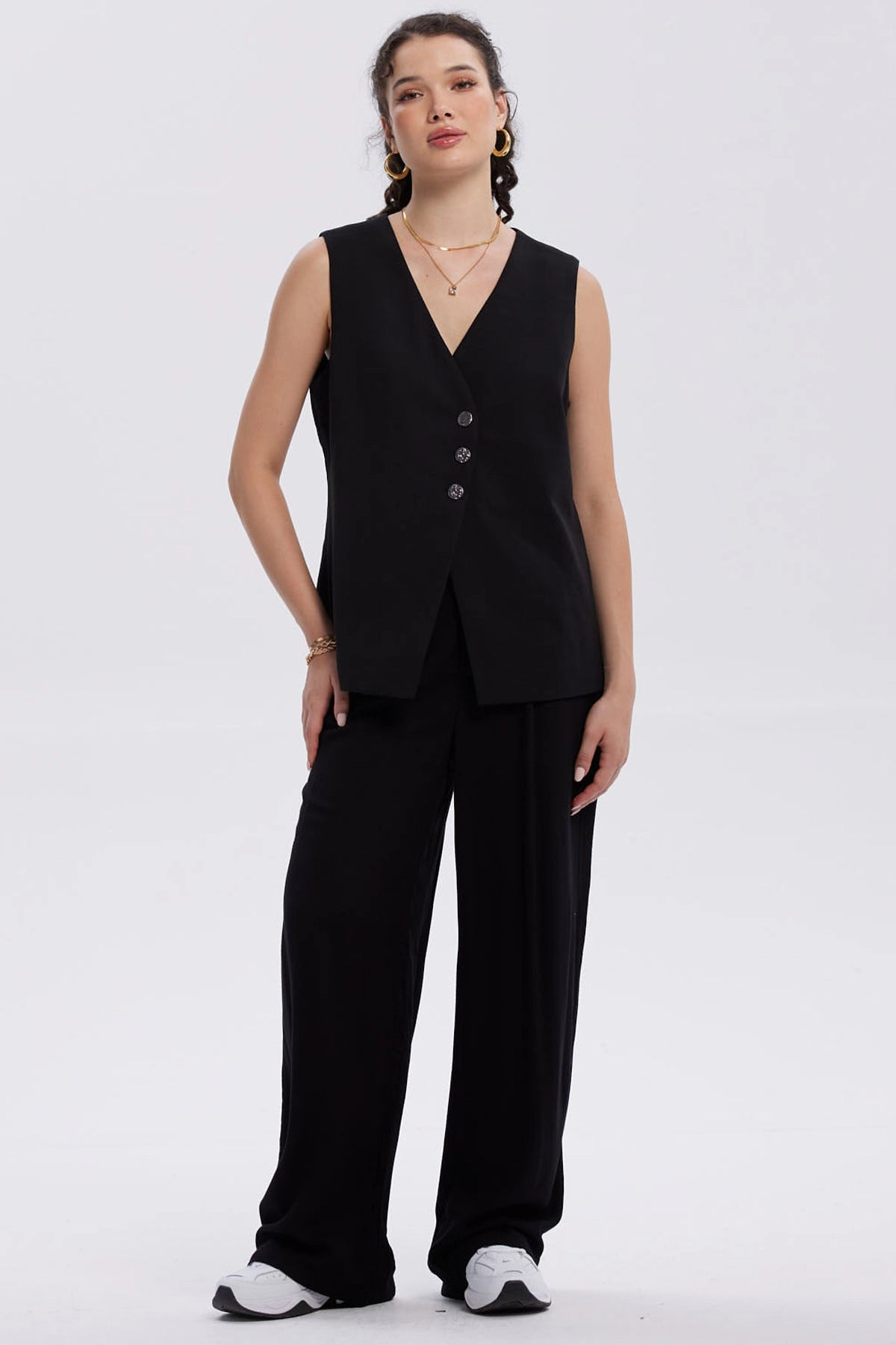 Blazer Mujer Tipo Gilette Negro