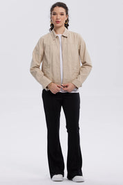 Chaqueta Mujer Gabardina Beige