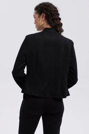 Chaqueta Mujer Gamuza Negro