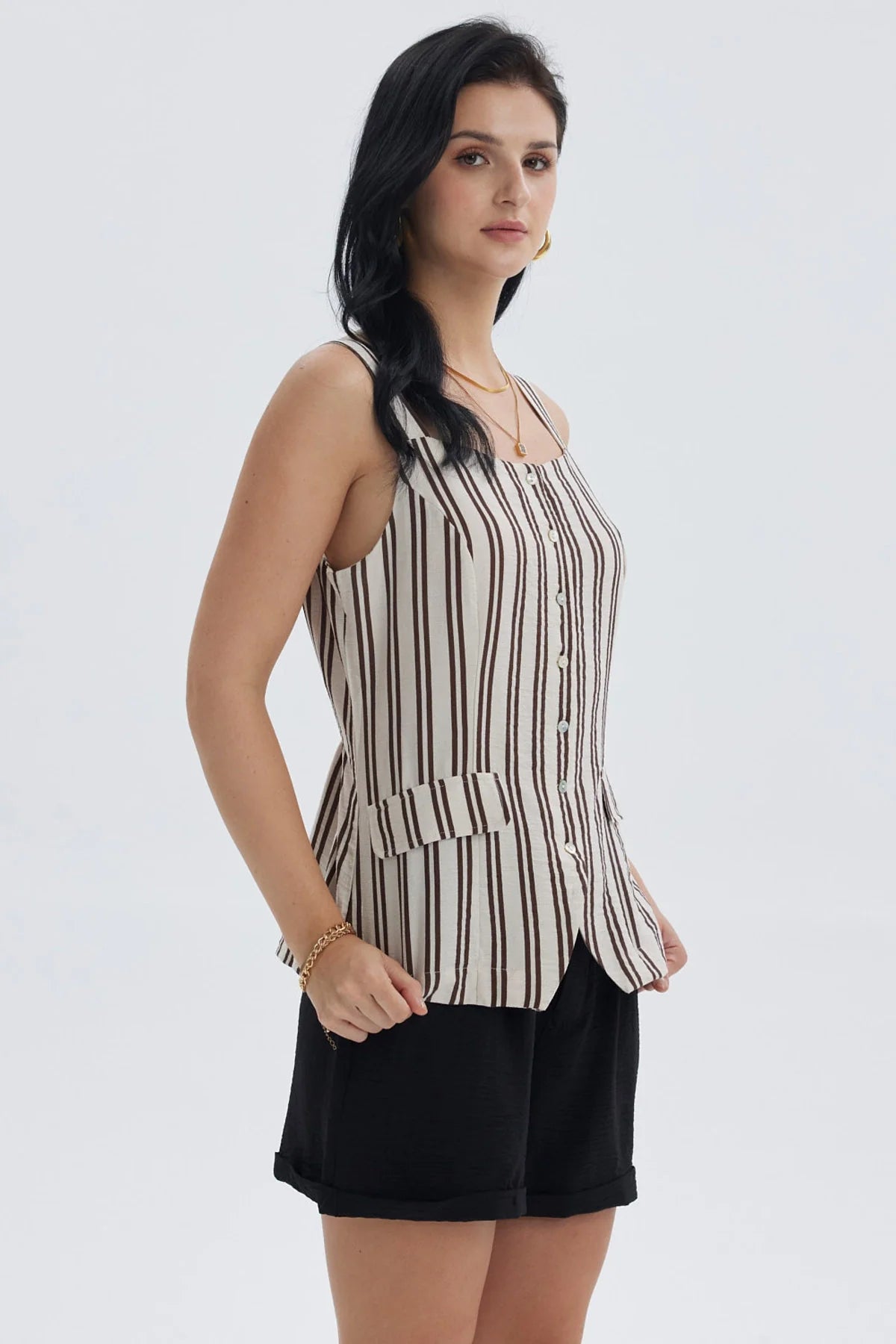 Blusa Mujer Tipo Gillette Pabilo Beige