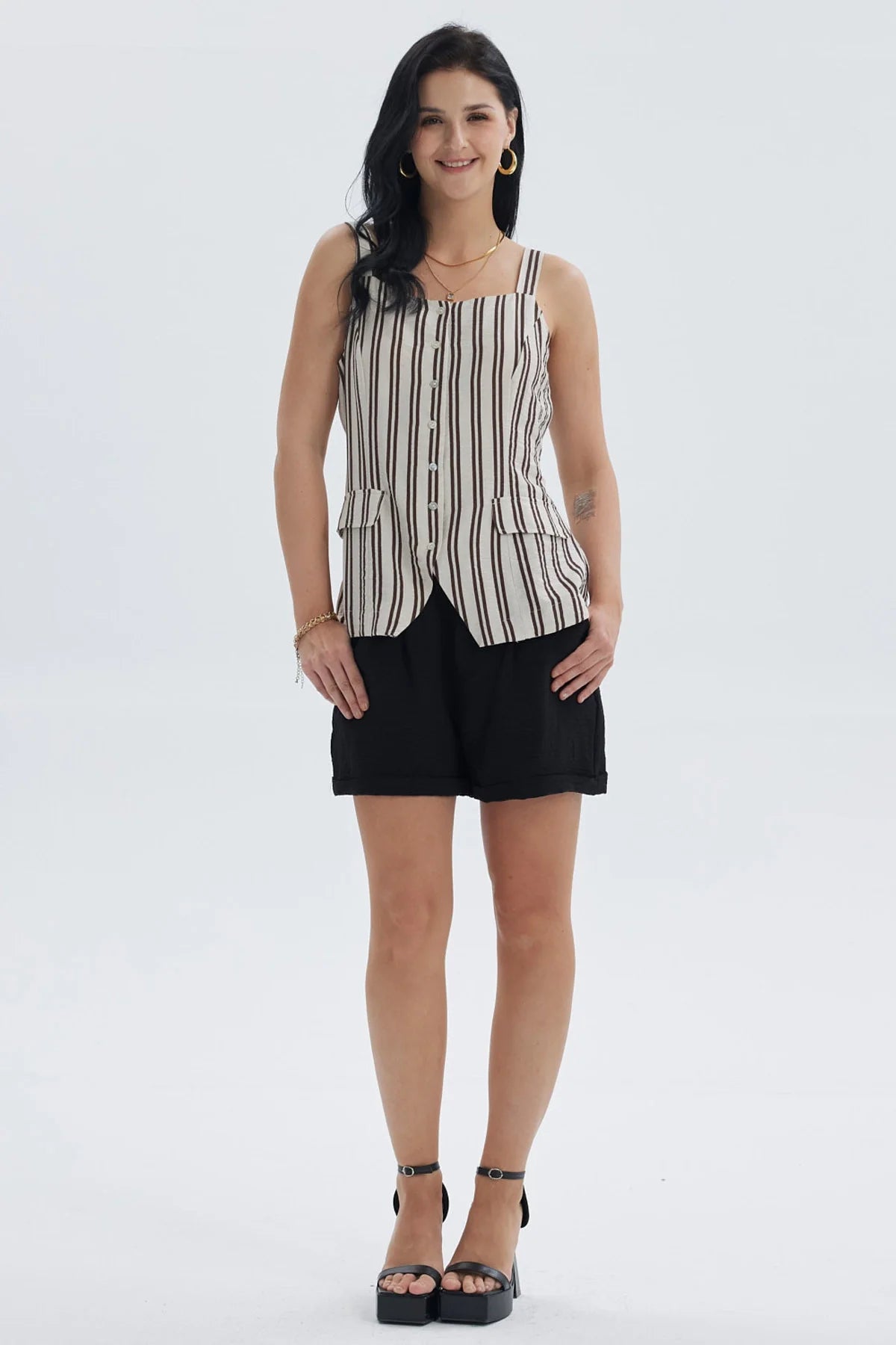 Blusa Mujer Tipo Gillette Pabilo Beige