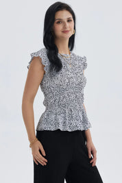 Blusa Mujer Panal Blanco
