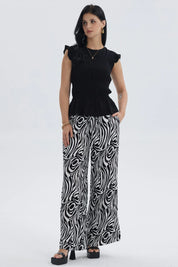 Blusa Mujer Panal Negro