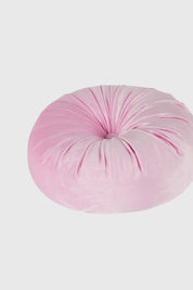 Cojín Velvet Redondo Rosado