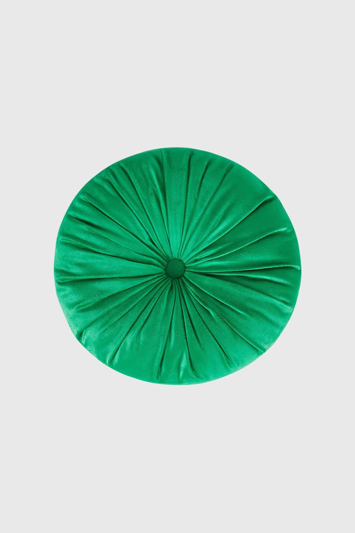 Cojín Velvet Redondo Verde