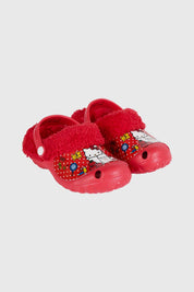 Sandalia Home Fur Hello Kitty Rojo