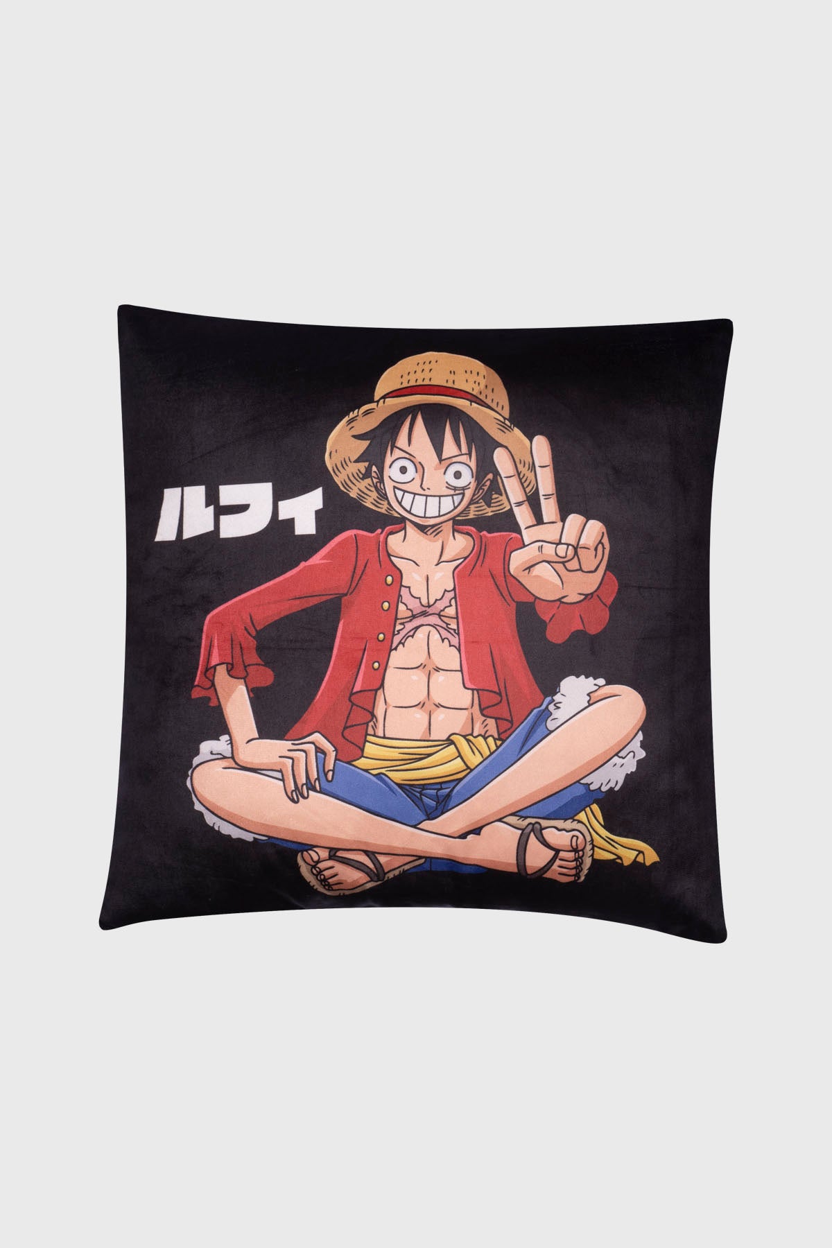 Cojín Home One Piece Luffy Negro