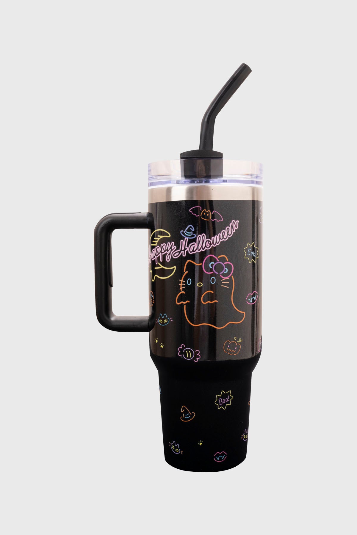 Botella Home Halloween Hello Kitty Negro