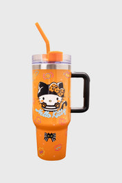 Botella Home Halloween Hello Kitty Naranjo