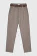 Pantalón Hombre Chino Cinturón Gris