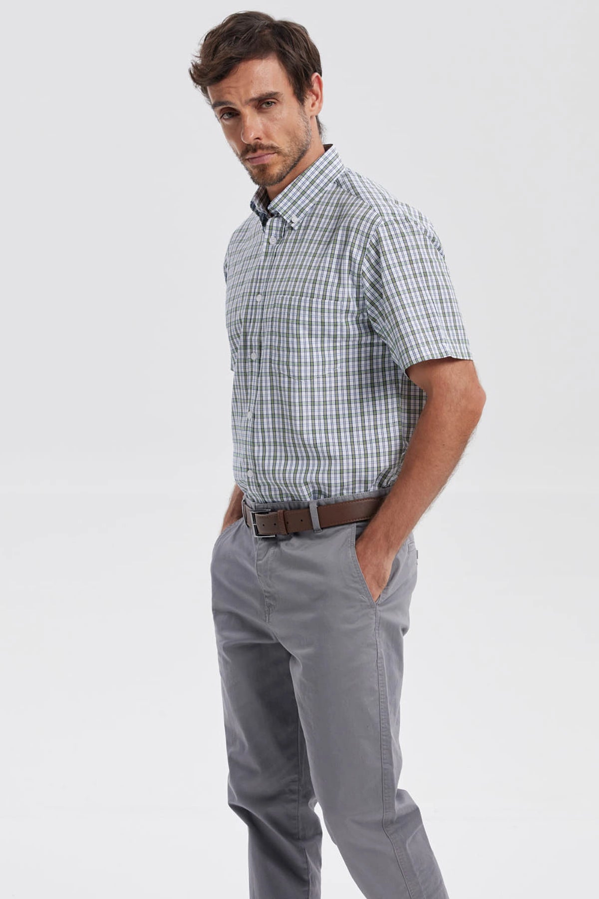 Camisa Hombre Rapport Regalo Verde Claro