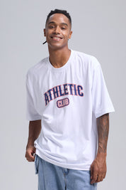 Polera Hombre Print Blanco