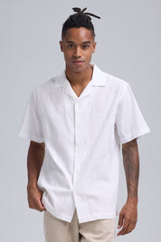 Camisa Hombre Textura Blanco