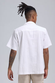 Camisa Hombre Textura Blanco