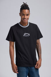 Polera Hombre Print Posicional Negro