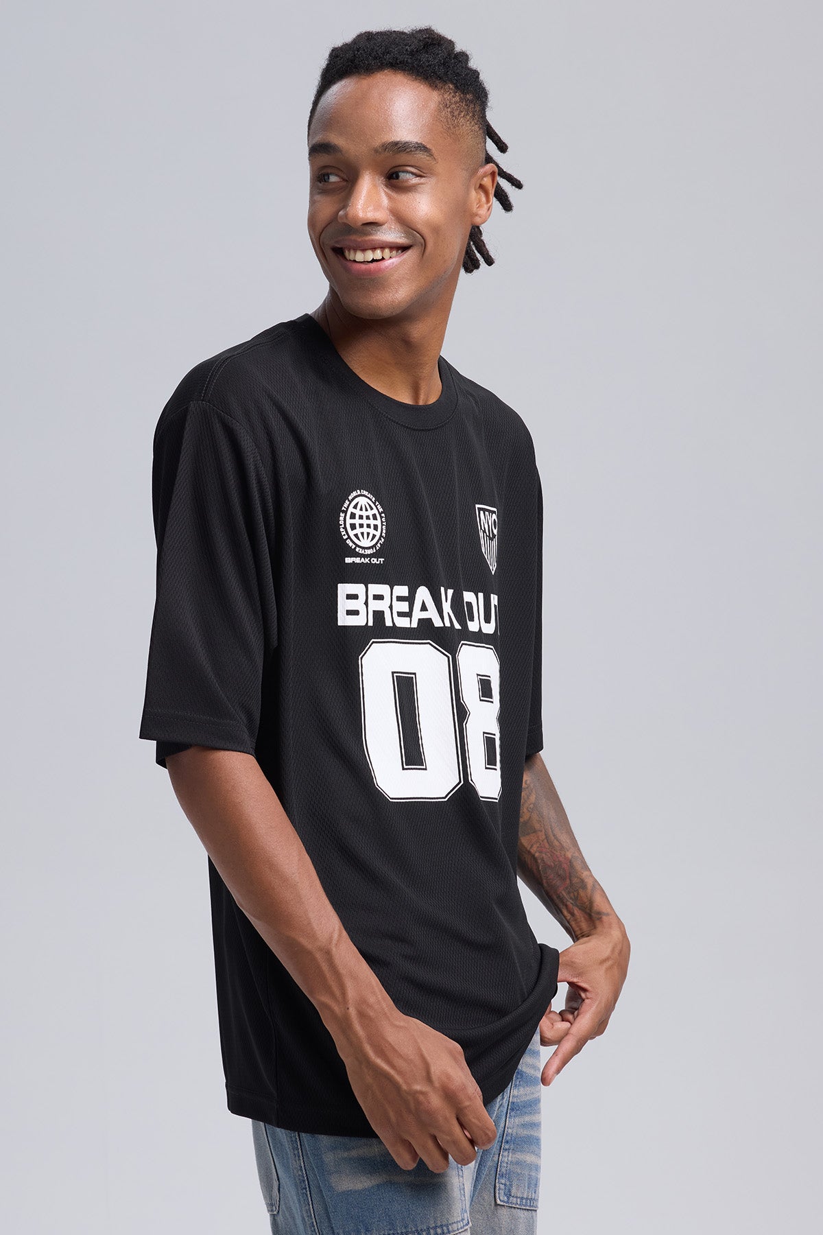 Polera Hombre Print Número Negro