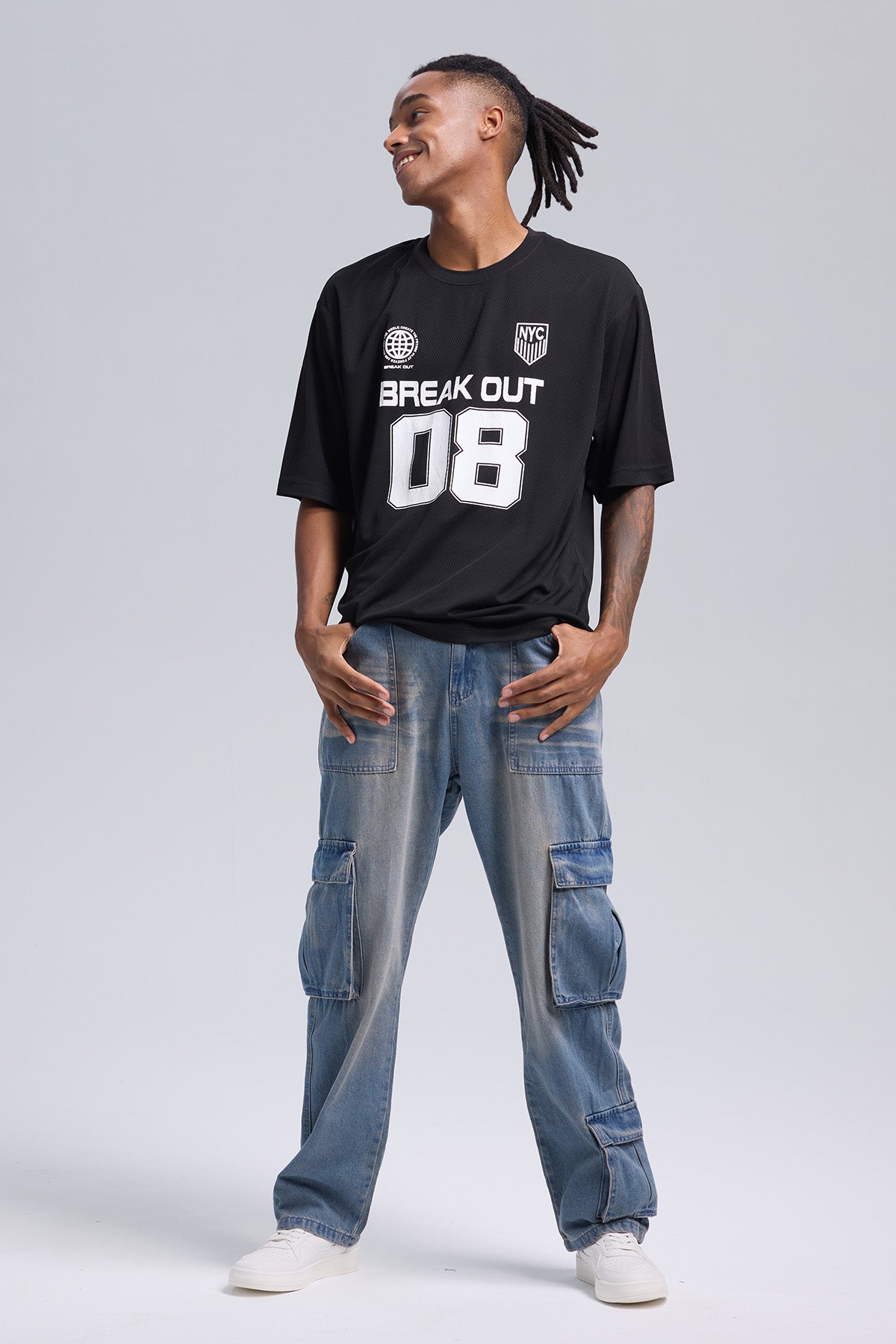 Polera Hombre Print Número Negro