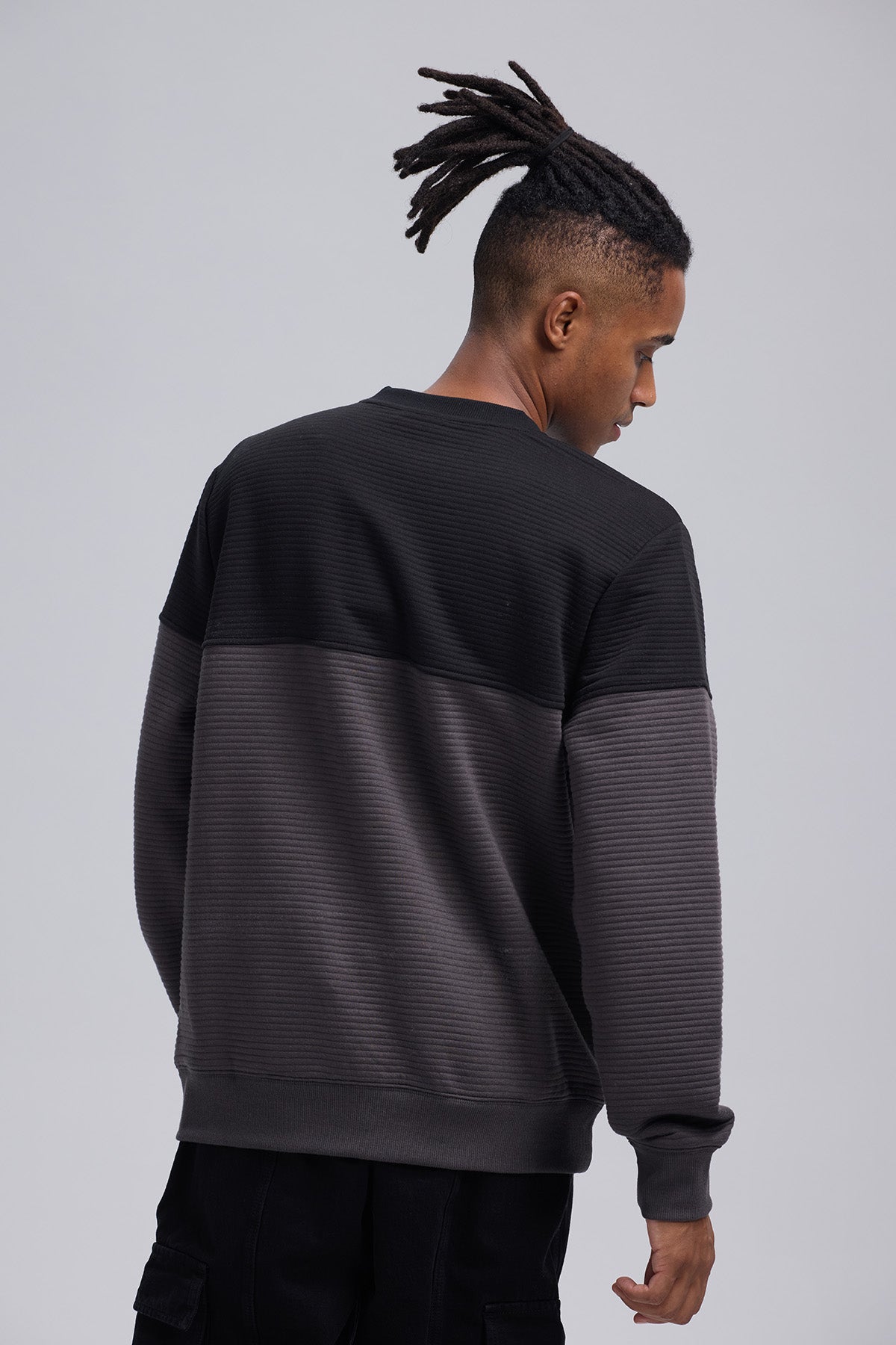 Polerón Hombre Blocking Negro