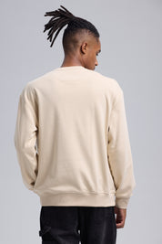 Polerón Hombre Aplicación Beige