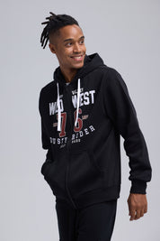 Polerón Hombre Full Zipper Negro