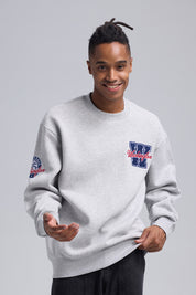 Polerón Hombre Baseball Gris Melange