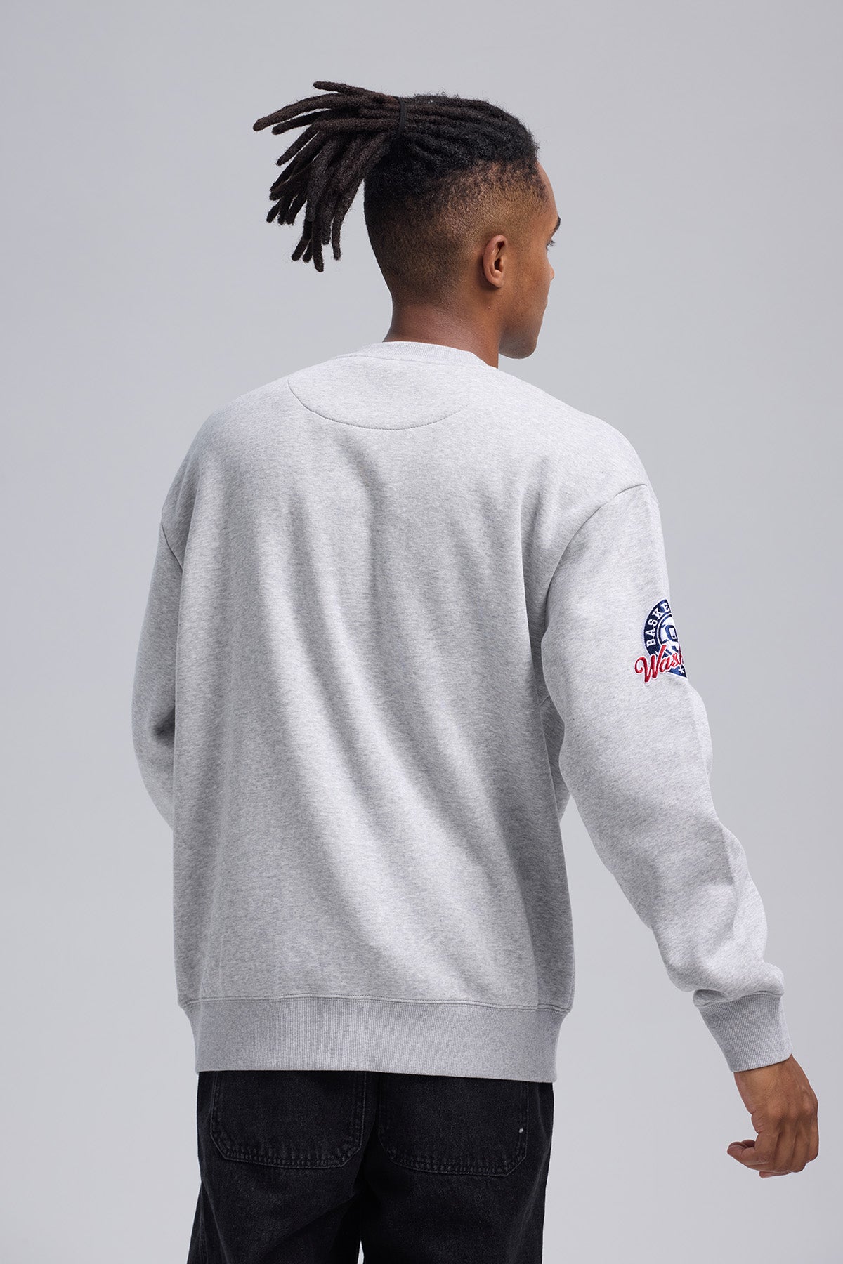 Polerón Hombre Baseball Gris Melange