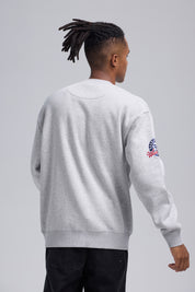 Polerón Hombre Baseball Gris Melange