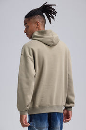 Polerón Hombre Hoodie Verde Militar