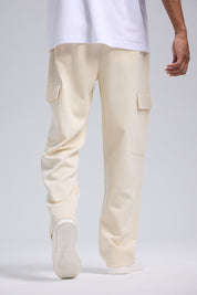 Pantalón Hombre Cargo Beige Claro