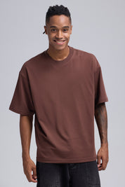 Polera Hombre Loose Fit Chocolate