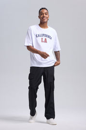 Pantalón Hombre Cargo Taslan Negro