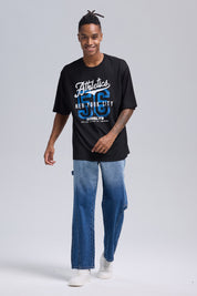 Polera Hombre Print Número Negro