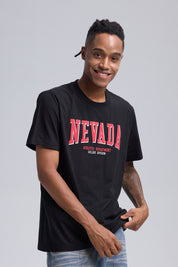 Polera Hombre Print City Negro