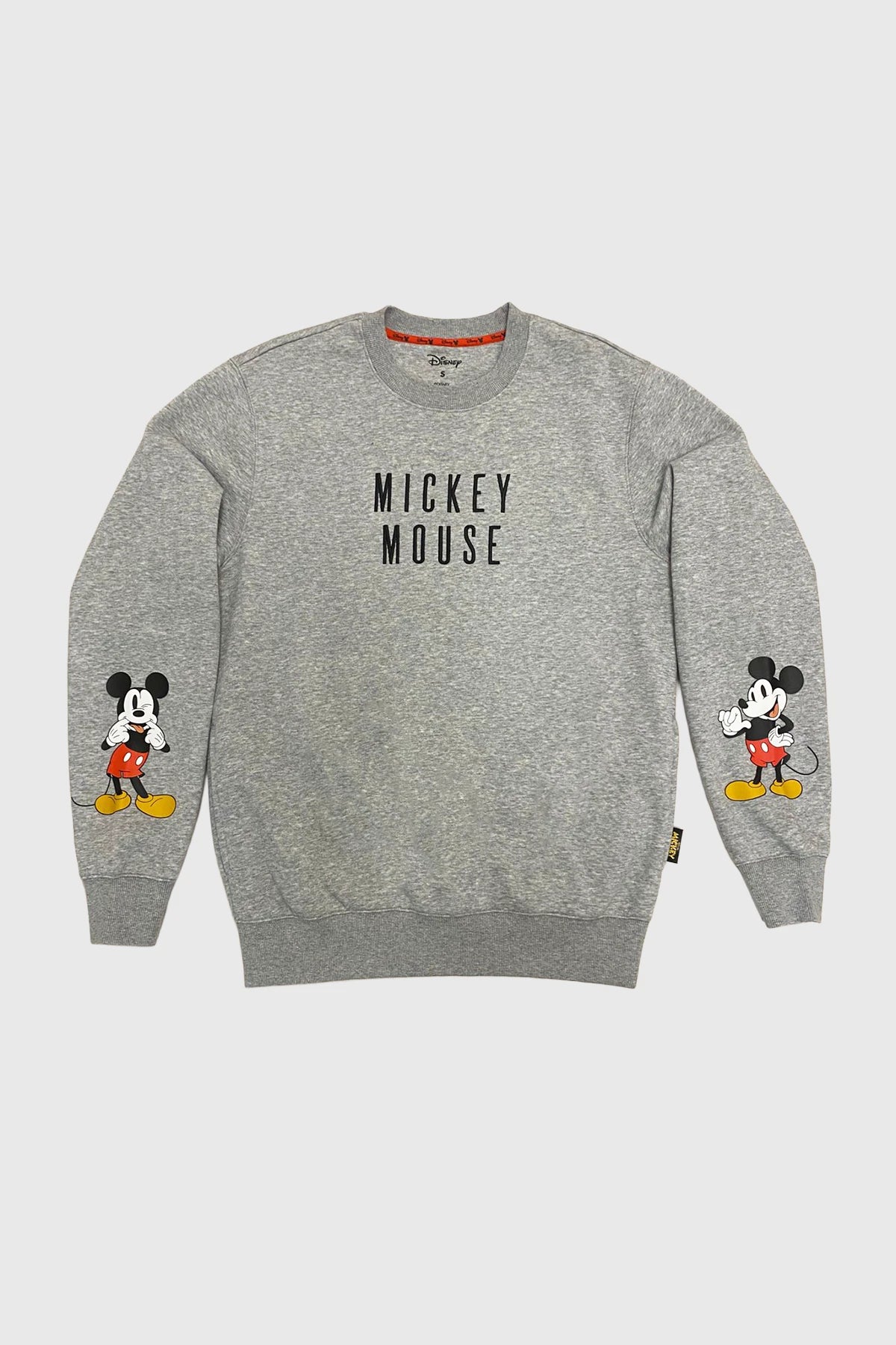 Polerón Mujer Mickey Gris Melange