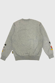 Polerón Mujer Mickey Gris Melange