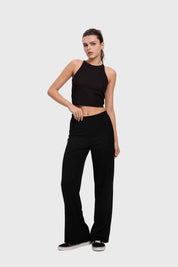 Pantalón Mujer Textura Negro