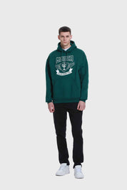 Polerón Hombre Print College Verde