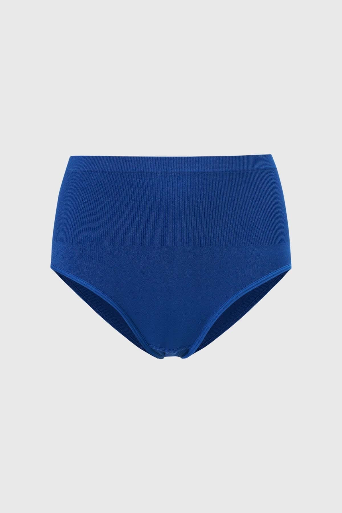 Calzón Mujer Tiro Alto Azul