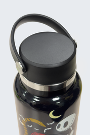 Botella El Extraño Mundo de Jack Home Negro