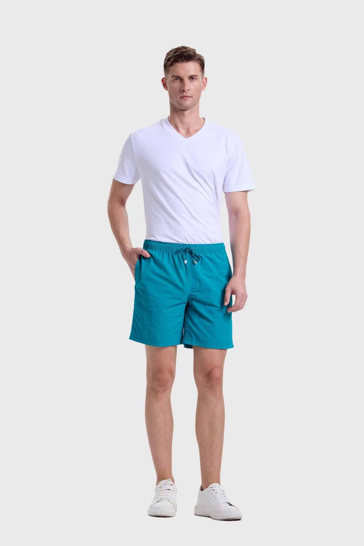 Short De Baño Hombre Turquesa