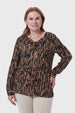 Blusa Mujer Crep Camel